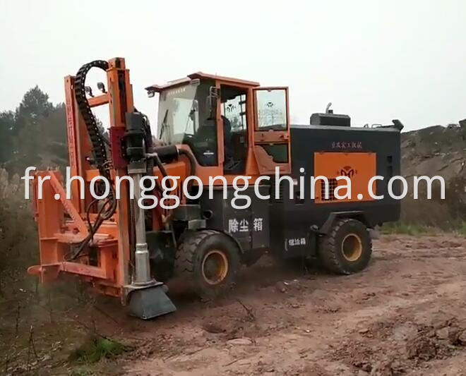 Pressing Steel Barrier Piling Machine